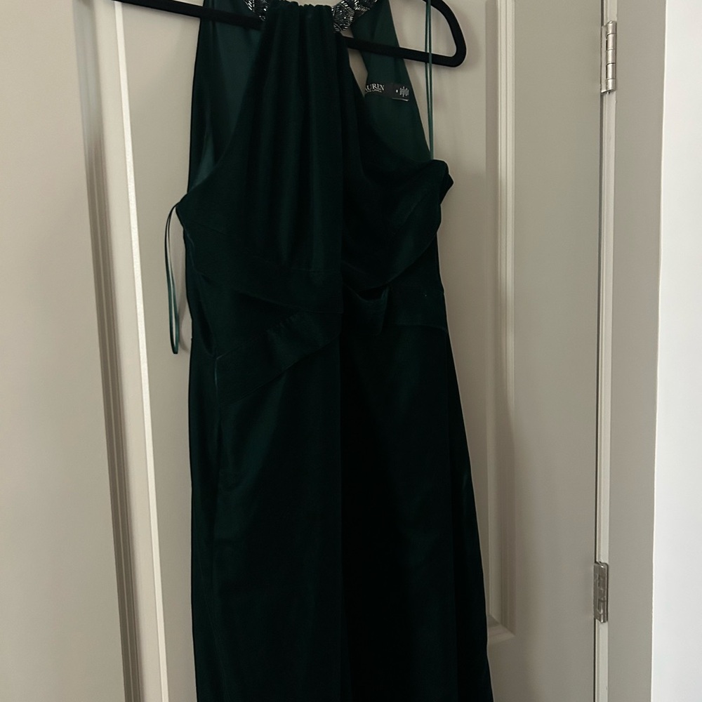 Elegant Green Evening Dress